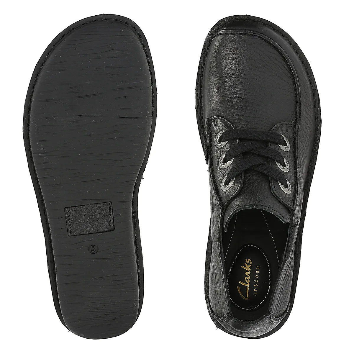 Amazon.com | Clarks Women's Brogue Lace-Up Shoes, Black